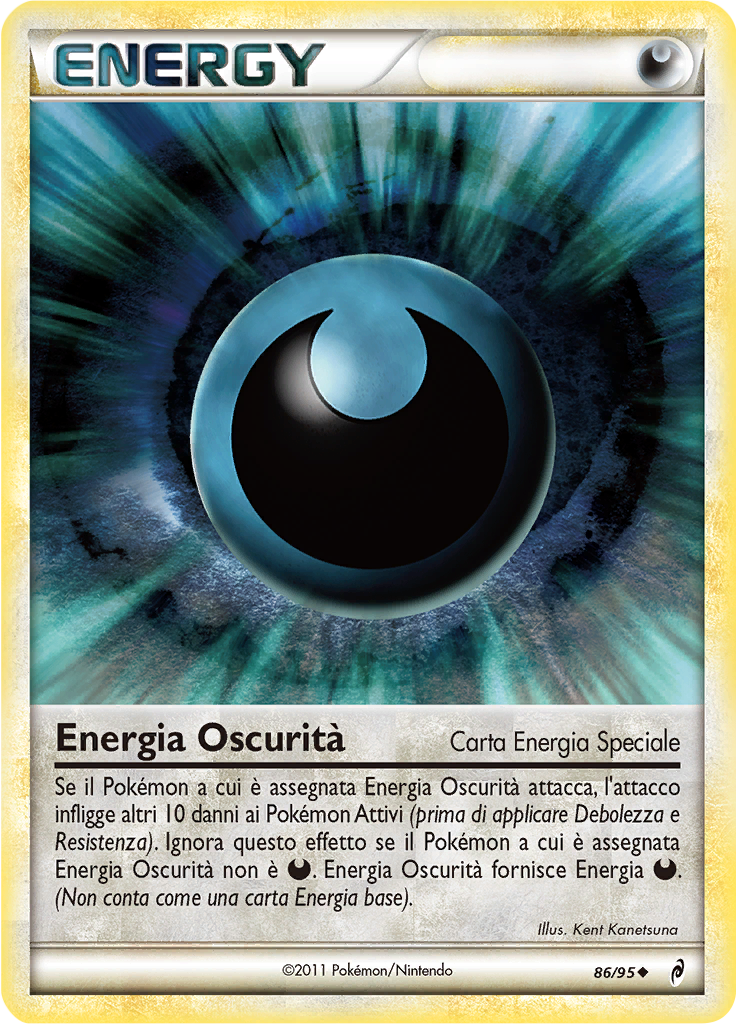 Energia Oscurità 86/95 — Richiamo delle Leggende (Italian Pokémon TCG card)