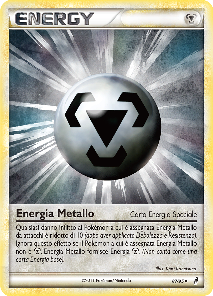 Energia Metallo 87/95 — Richiamo delle Leggende (Italian Pokémon TCG card)