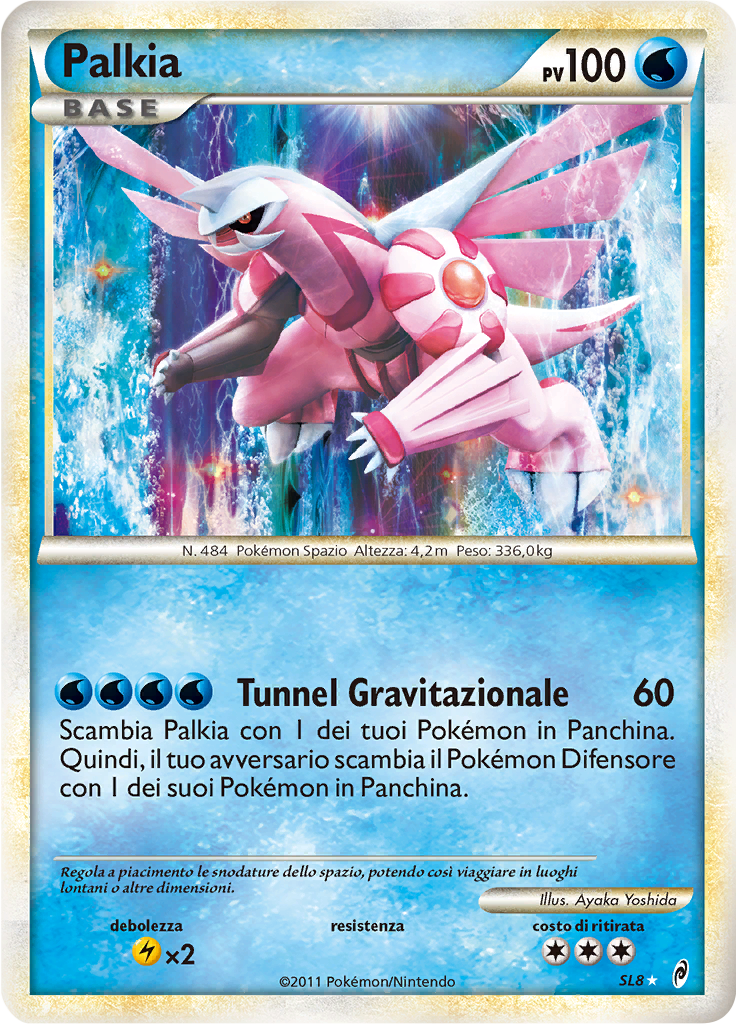 Palkia SL8 — Richiamo delle Leggende (Italian Pokémon TCG card)