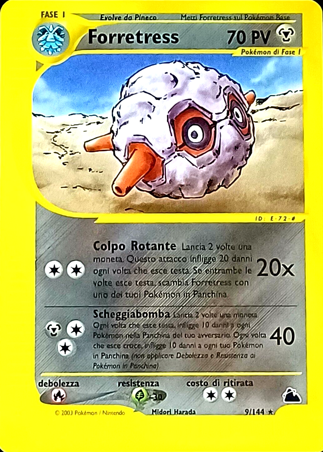 Forretress 009 — Skyridge (Italian Pokémon TCG card)
