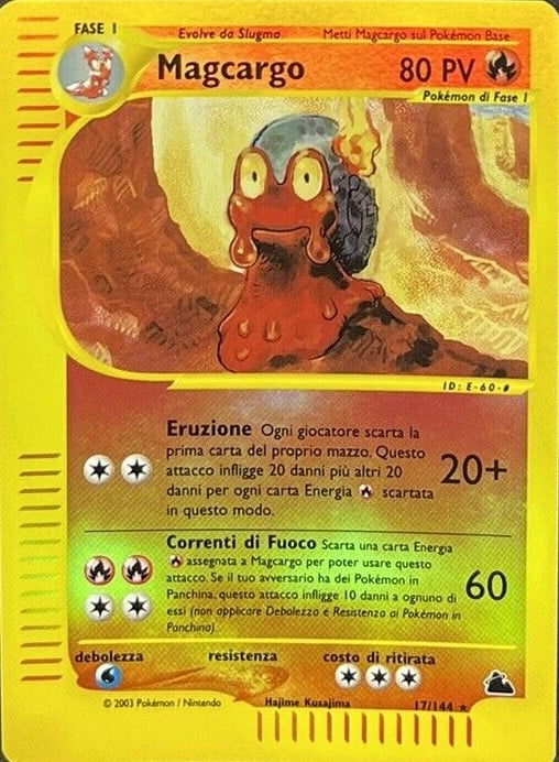 Magcargo 017 — Skyridge (Italian Pokémon TCG card)