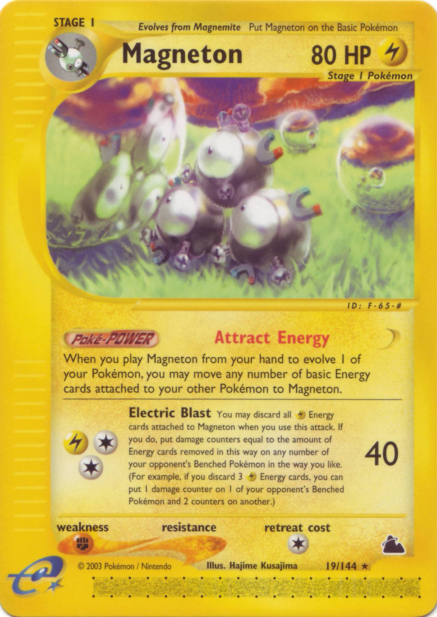 Magneton 019 — Skyridge (Italian Pokémon TCG card)
