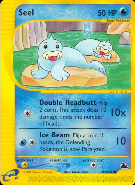 Seel 095 — Skyridge (Italian Pokémon TCG card)