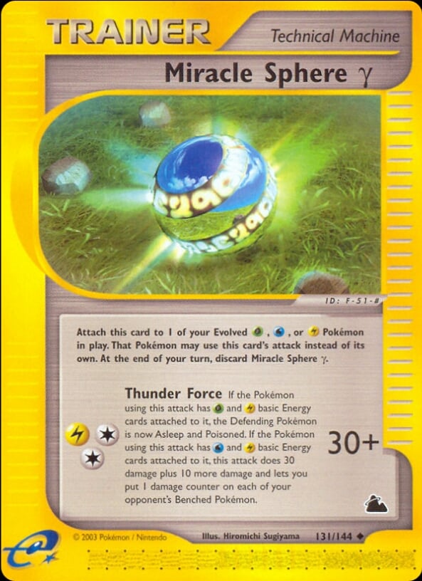 Sfera Miracolosa γ 131 — Skyridge (Italian Pokémon TCG card)