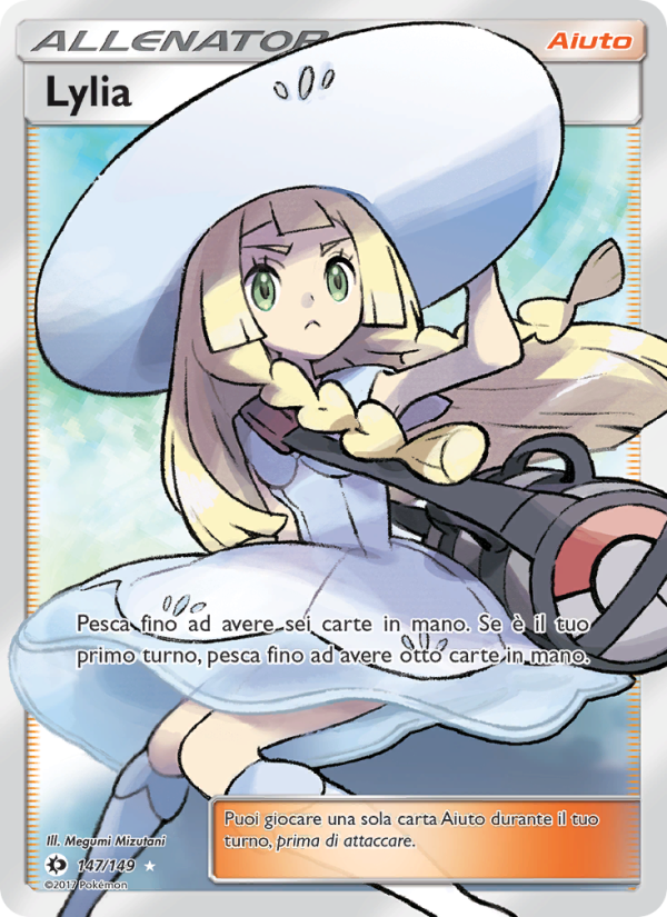 Lylia 147/163 — Sole e Luna (Italian Pokémon TCG card)