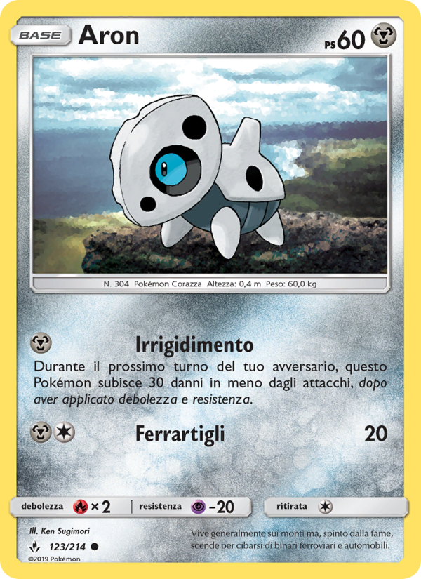 Aron 123/234 — Legami Inossidabili (Italian Pokémon TCG card)