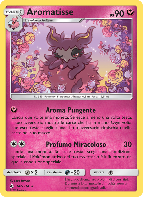 Aromatisse 142/234 — Legami Inossidabili (Italian Pokémon TCG card)