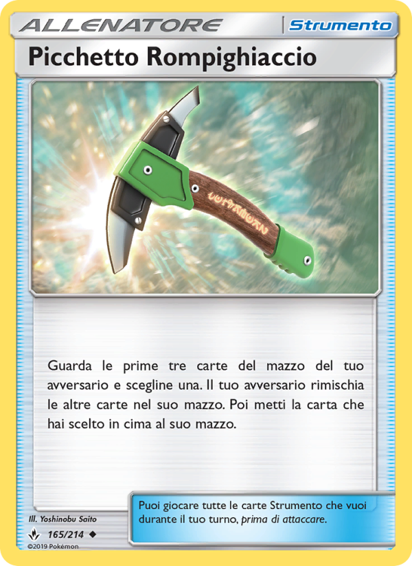 Picchetto Rompighiaccio 165/234 — Legami Inossidabili (Italian Pokémon TCG card)