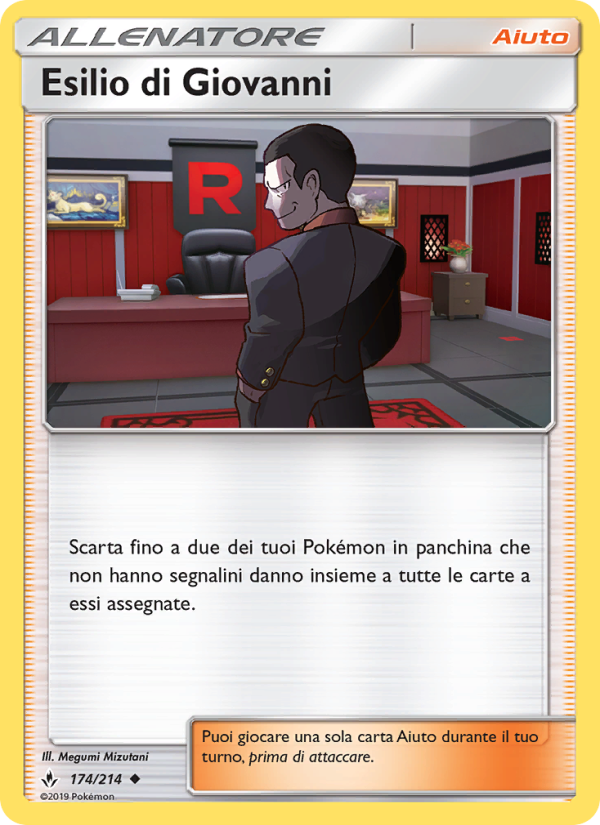 Esilio di Giovanni 174/234 — Legami Inossidabili (Italian Pokémon TCG card)