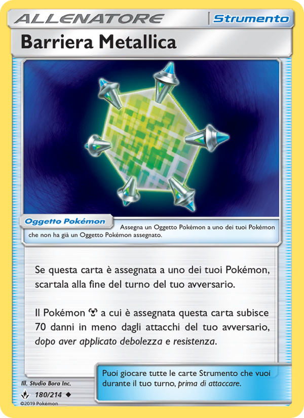 Barriera Metallica 180/234 — Legami Inossidabili (Italian Pokémon TCG card)
