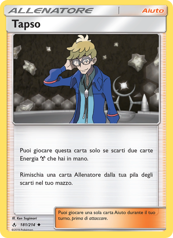 Tapso 181/234 — Legami Inossidabili (Italian Pokémon TCG card)