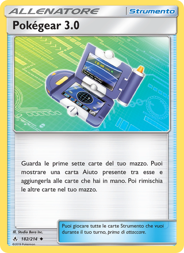Pokégear 3.0 182/234 — Legami Inossidabili (Italian Pokémon TCG card)