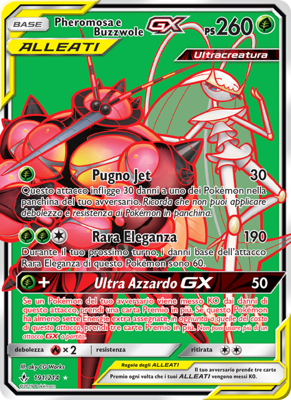 Pheromosa e Buzzwole Pokémon TCG cards