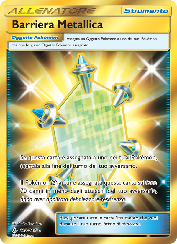Barriera Metallica 232/234 — Legami Inossidabili (Italian Pokémon TCG card)