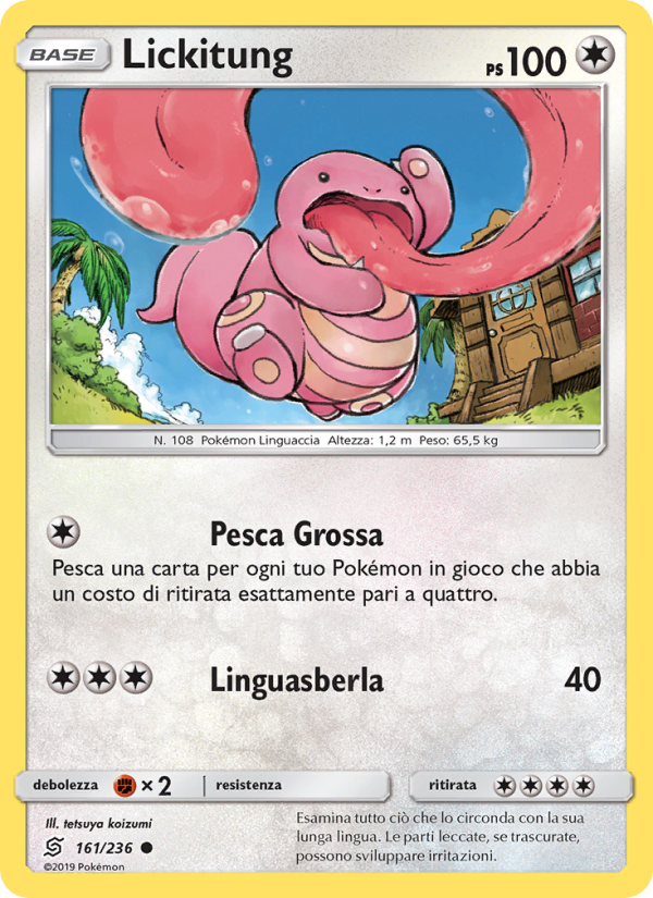 Lickitung 161/258 — Sintonia Mentale (Italian Pokémon TCG card)