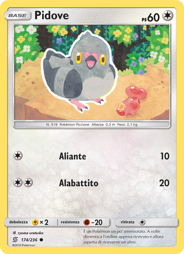 Pidove 174/258 — Sintonia Mentale (Italian Pokémon TCG card)