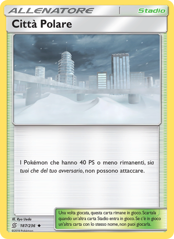 Città Polare 187/258 — Sintonia Mentale (Italian Pokémon TCG card)