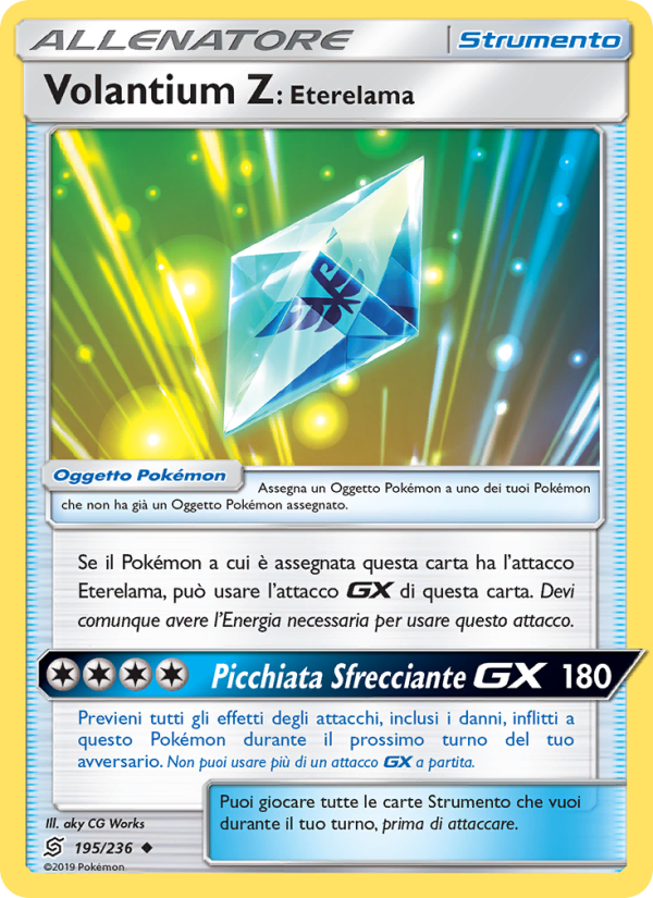 Volantium Z: Eterelama 195/258 — Sintonia Mentale (Italian Pokémon TCG card)