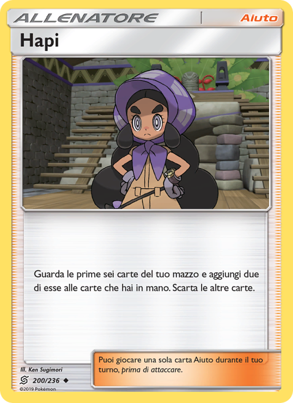 Hapi 200/258 — Sintonia Mentale (Italian Pokémon TCG card)
