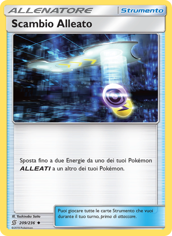 Scambio Alleato 209/258 — Sintonia Mentale (Italian Pokémon TCG card)