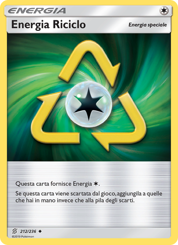 Energia Riciclo 212/258 — Sintonia Mentale (Italian Pokémon TCG card)