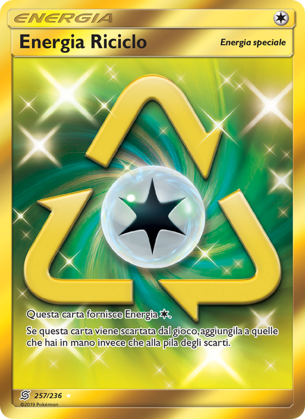 Energia Riciclo 257/258 — Sintonia Mentale (Italian Pokémon TCG card)