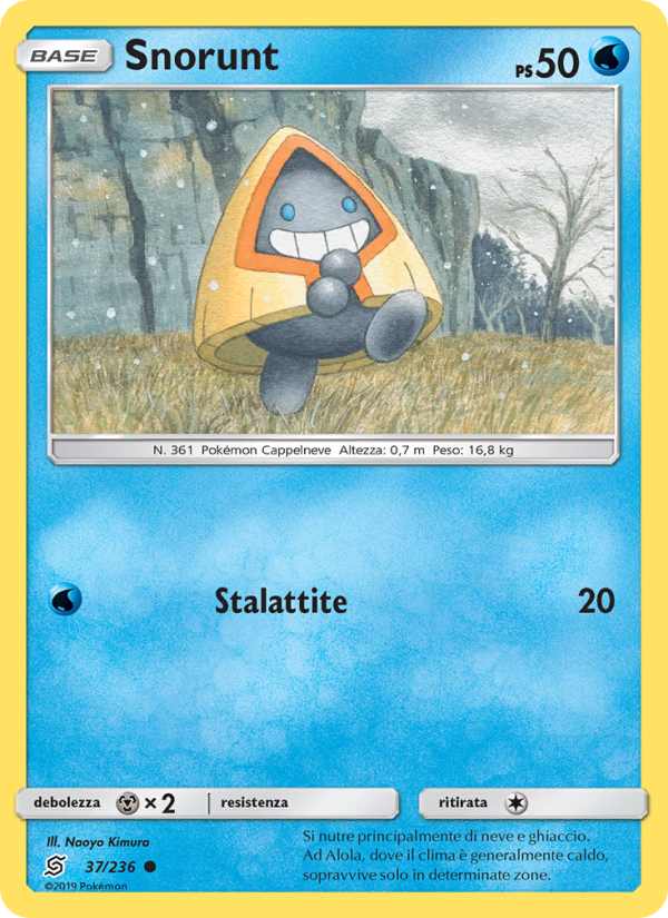 Snorunt 037/258 — Unified Minds (Italian Pokémon TCG card)