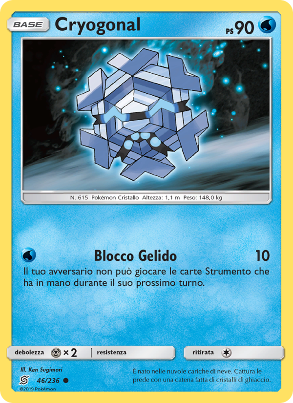 Cryogonal 046/258 — Sintonia Mentale (Italian Pokémon TCG card)