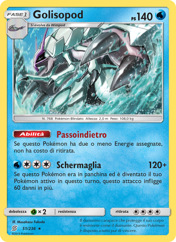 Golisopod 051/258 — Sintonia Mentale (Italian Pokémon TCG card)