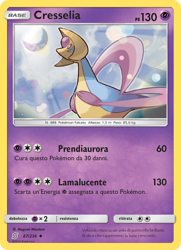Cresselia 087/258 — Sintonia Mentale (Italian Pokémon TCG card)