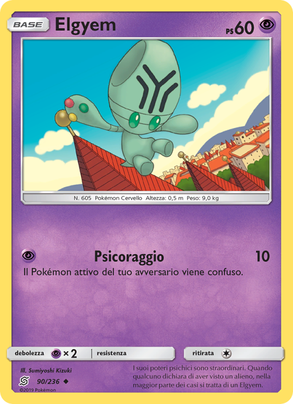 Elgyem 090/258 — Sintonia Mentale (Italian Pokémon TCG card)