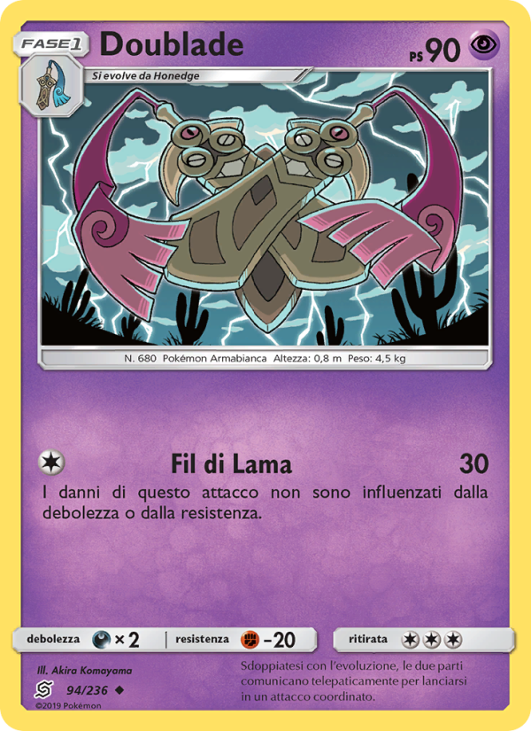 Doublade 094/258 — Sintonia Mentale (Italian Pokémon TCG card)