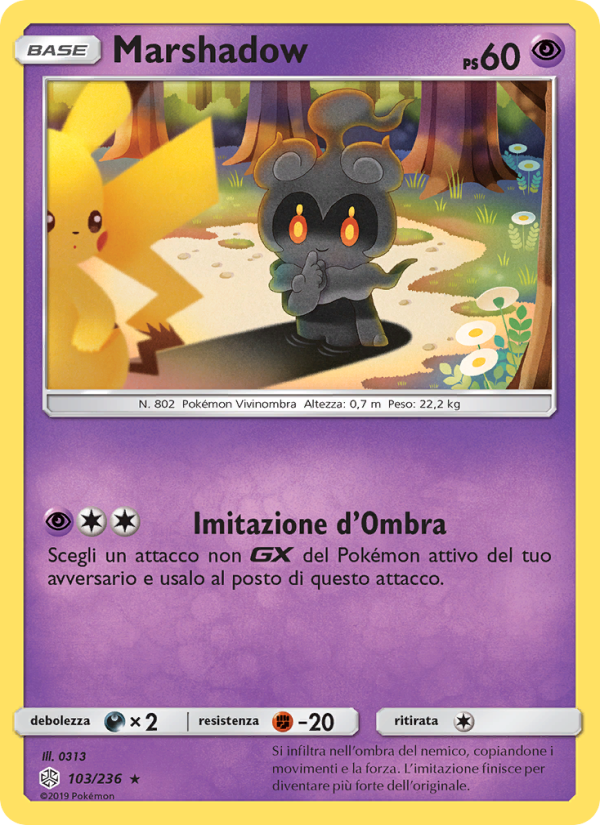 Marshadow 103/271 — Eclissi Cosmica (Italian Pokémon TCG card)