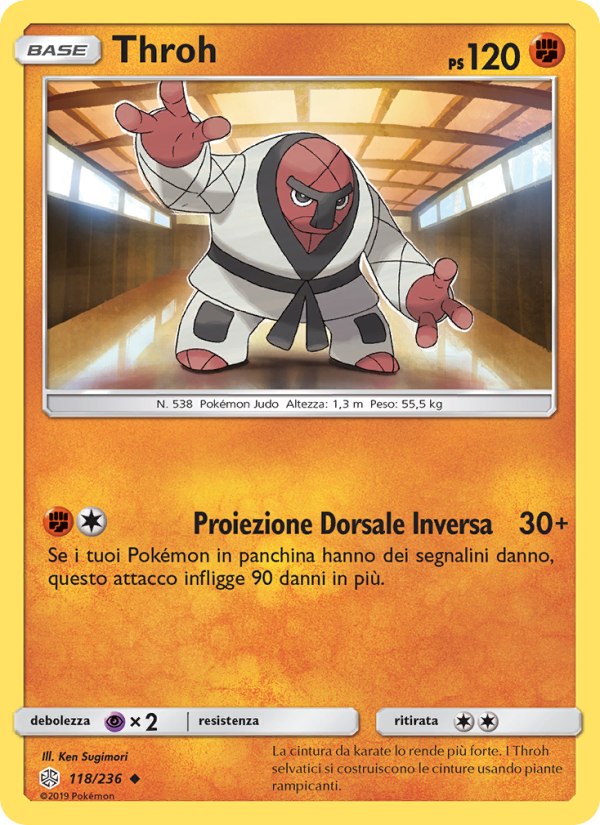 Throh 118/271 — Eclissi Cosmica (Italian Pokémon TCG card)