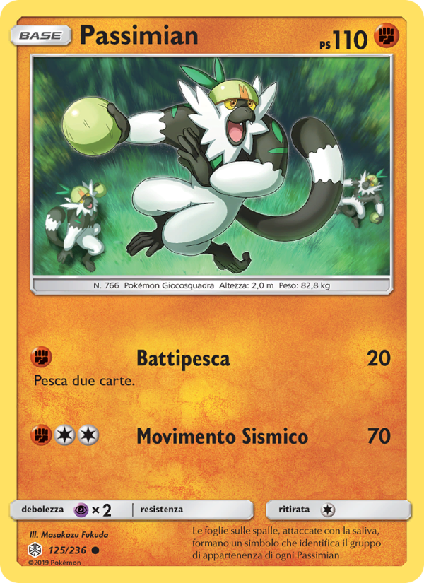 Passimian 125/271 — Eclissi Cosmica (Italian Pokémon TCG card)