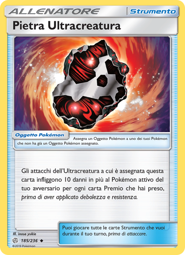 Pietra Ultracreatura 185/271 — Eclissi Cosmica (Italian Pokémon TCG card)