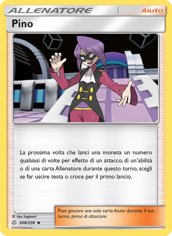 Pino 208/271 — Eclissi Cosmica (Italian Pokémon TCG card)