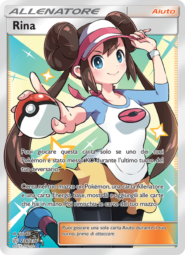 Rina 236/271 — Eclissi Cosmica (Italian Pokémon TCG card)