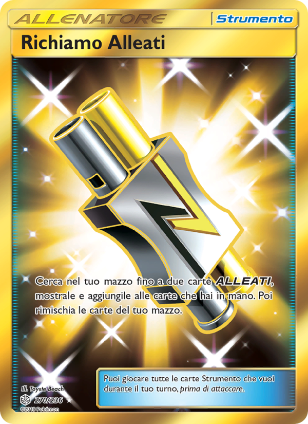 Richiamo Alleati 270/271 — Eclissi Cosmica (Italian Pokémon TCG card)