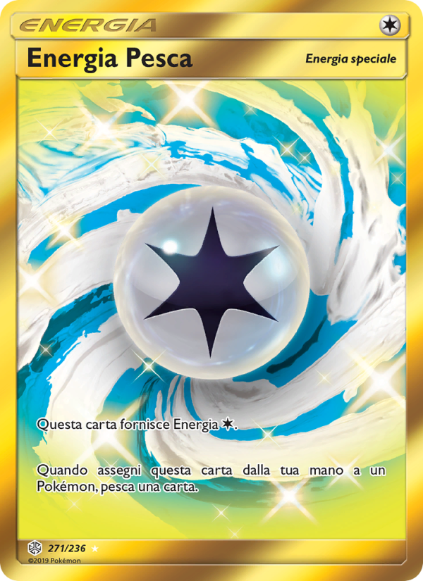 Energia Pesca 271/271 — Eclissi Cosmica (Italian Pokémon TCG card)