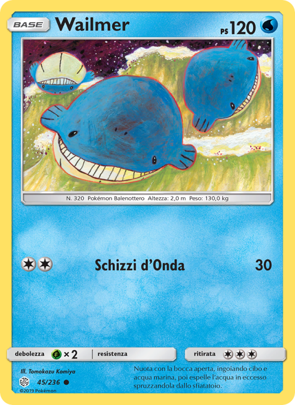 Wailmer 045/271 — Eclissi Cosmica (Italian Pokémon TCG card)