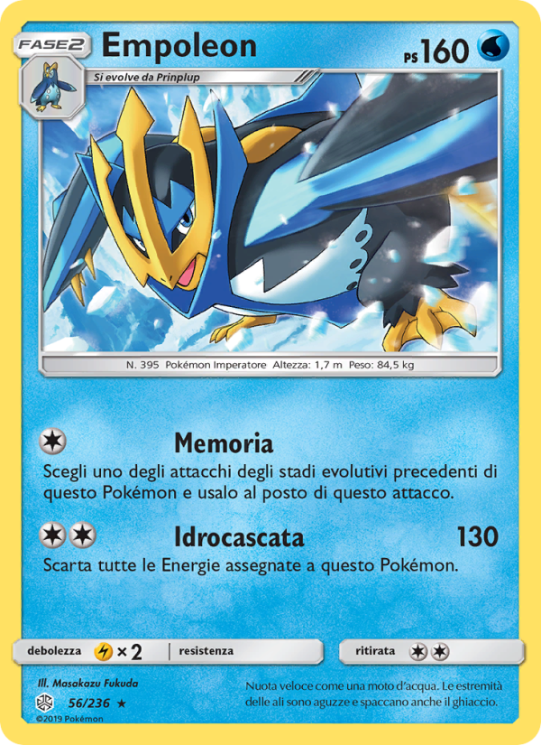 Empoleon 056/271 — Eclissi Cosmica (Italian Pokémon TCG card)