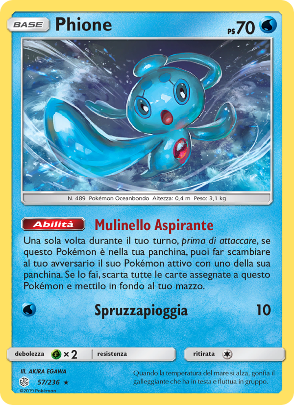 Phione 057/271 — Eclissi Cosmica (Italian Pokémon TCG card)