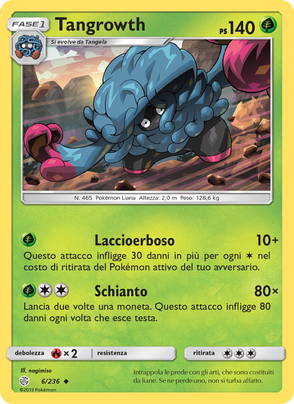 Tangrowth 006/271 — Eclissi Cosmica (Italian Pokémon TCG card)