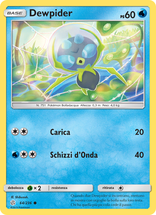 Dewpider 064/271 — Eclissi Cosmica (Italian Pokémon TCG card)