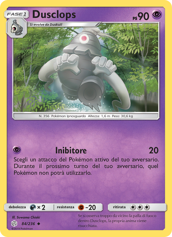 Dusclops 084/271 — Eclissi Cosmica (Italian Pokémon TCG card)