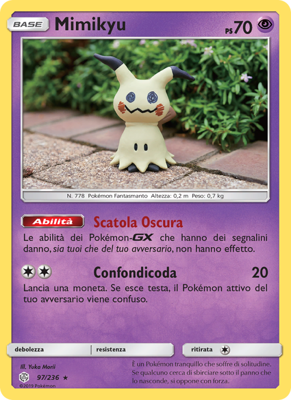 Mimikyu 097/271 — Eclissi Cosmica (Italian Pokémon TCG card)