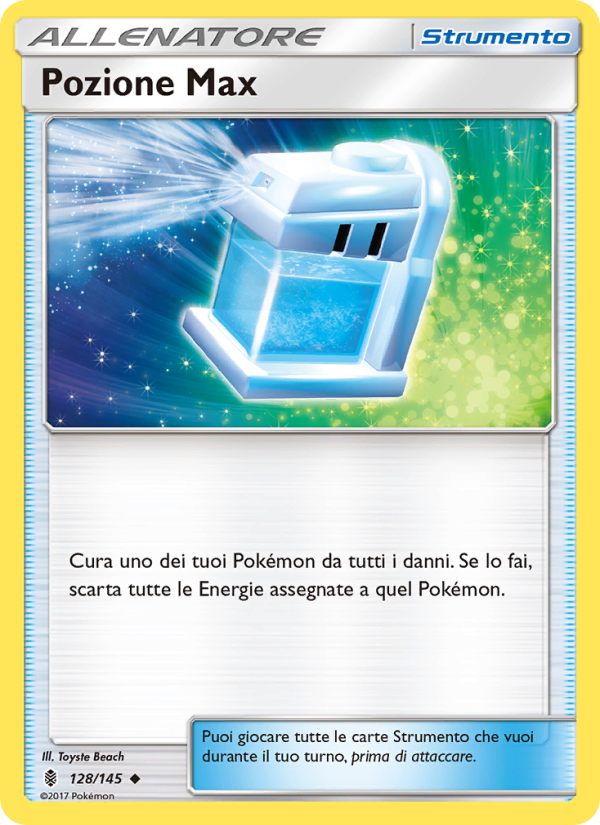Pozione Max 128/169 — Guardians Rising (Italian Pokémon TCG card)