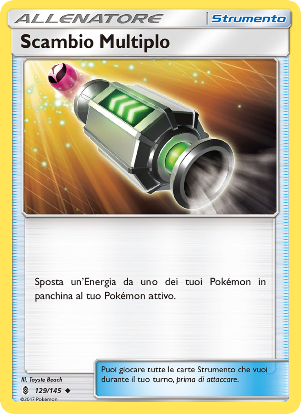 Scambio Multiplo 129/169 — Guardiani Nascenti (Italian Pokémon TCG card)