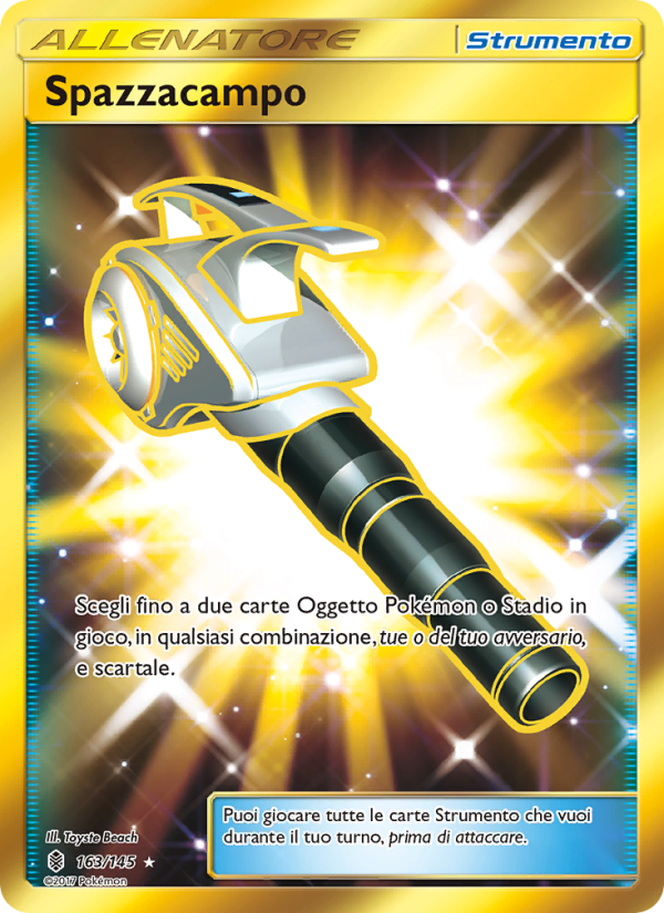 Spazzacampo 163/169 — Guardiani Nascenti (Italian Pokémon TCG card)